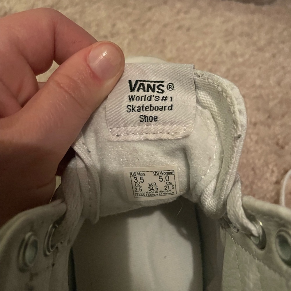 White High Top Vans - Picture 7 of 7